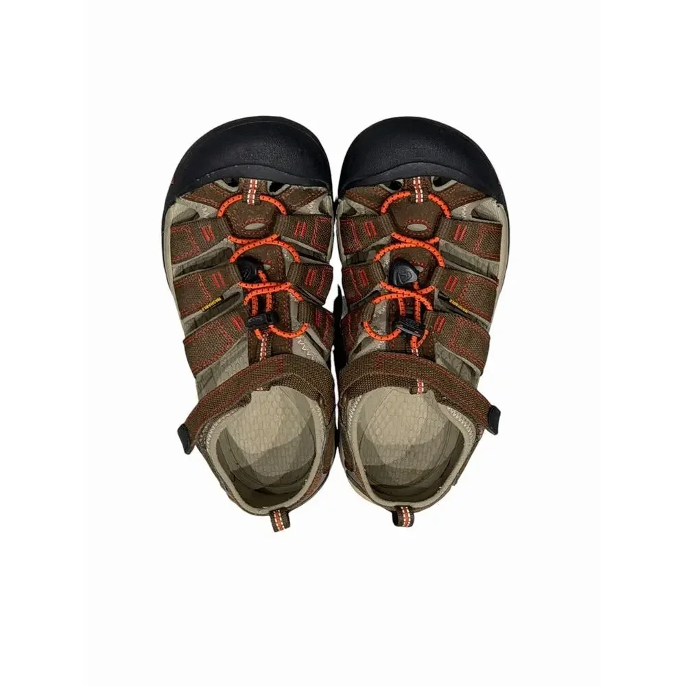 Keen Newport H2 Brown Closed Toe Hiking Water Sandals Shoes 1018259 Kids size 5